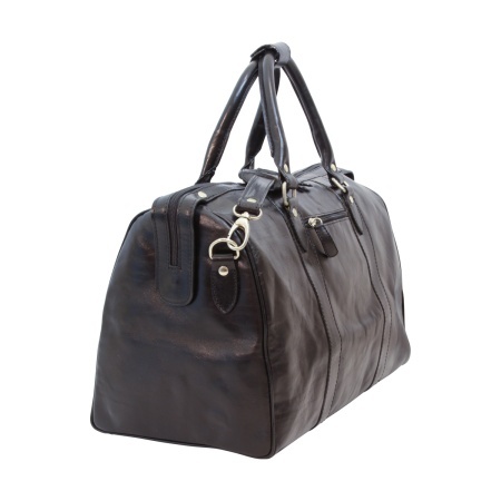 Borsa da viaggio in pelle con tracolla 108889NE - Img 4