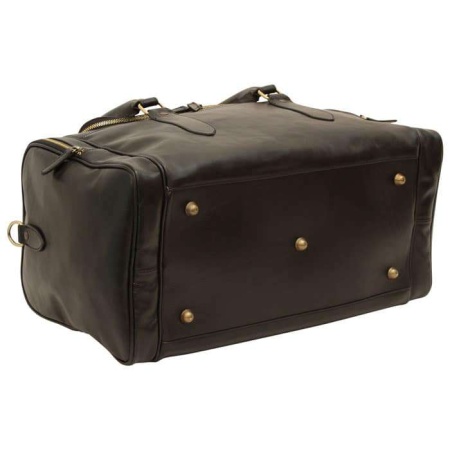 Borsa da viaggio in pelle. Nero - Img 4
