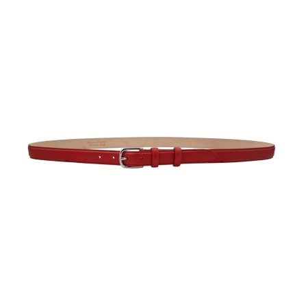 CINTURA DONNA 2,5 CM IN PELLE DI CERVO ORIONE BELTS ARTIGIANALE MADE IN ITALY - Img 3