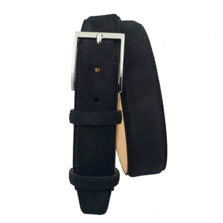 CINTURA UOMO 3,5 CM IN CAMOSCIO ORIONE BELTS ARTIGIANALE MADE IN ITALY - Img 2