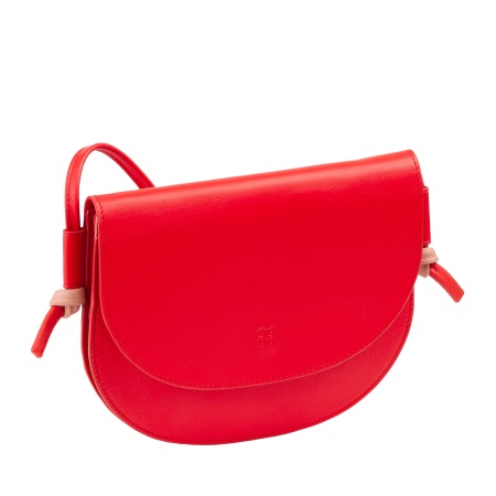 DUDU Borsa a Tracolla Donna Piccola in Pelle, Borsetta Design Sottile Compatta con Chiusura a Bottone, Tracolla Regolabile - Img 3