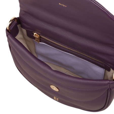 DUDU Borsa a Tracolla Spalla Donna in Pelle Trapuntata, Borsetta Piccola Elegante Imbottita con Patta, Spallina e Tracolla Removibili - Img 6