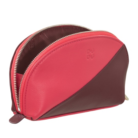 DUDU Mini Pochette per Borsa in Pelle, Astuccio Porta Trucchi da Viaggio, Piccola Trousse con Cerniera da Borsetta, Design Colorato - Img 3