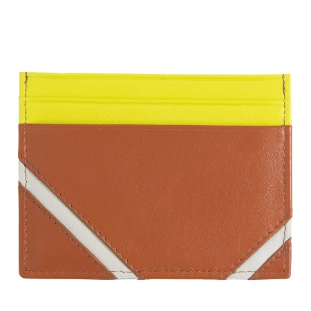 DUDU Porta Carte di Credito Slim Uomo Donna in Vera Pelle – Design Ispirato al Tennis – Formato Compatto, Tascabile ed Elegante – 6 Tasche Porta Carte - Img 2