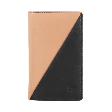 DUDU Portafoglio da Donna Colorato RFID in Pelle Multicolore con Portamonete a Cerniera, Tasche Porta Carte e Tessere