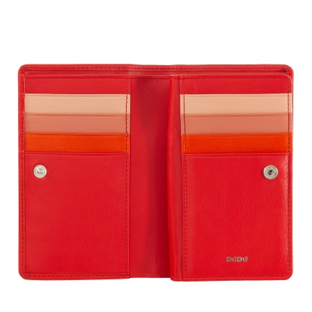 DUDU Portafoglio da Donna Colorato RFID in Pelle Multicolore con Portamonete a Cerniera, Tasche Porta Carte e Tessere - Img 3