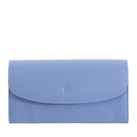 DUDU Portafoglio Donna Grande in Pelle Colorata, Portafoglio Continental, Tasche Porta Carte di Credito, Portamonete con Cerniera