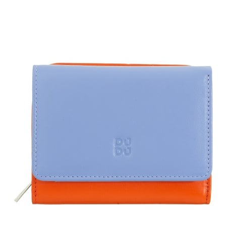 DUDU Portafoglio donna piccolo RFID in pelle multicolore Colorful
