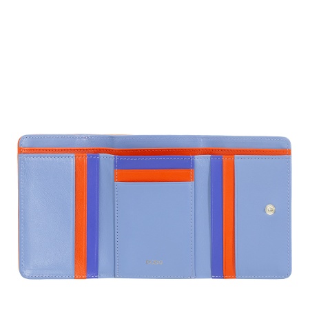 DUDU Portafoglio donna piccolo RFID in pelle multicolore Colorful - Img 3