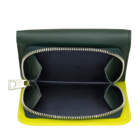 DUDU Portafoglio donna piccolo RFID in pelle multicolore Colorful - Img 4