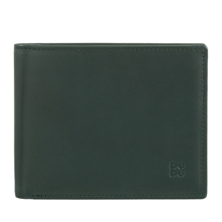 DUDU Portafoglio multicolore in pelle classico da uomo RFID firmato - Img 2