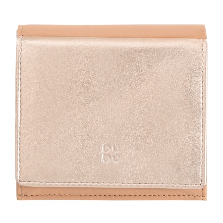 DUDU Portafoglio RFID di pelle multicolore porta carte e monete - Img 2