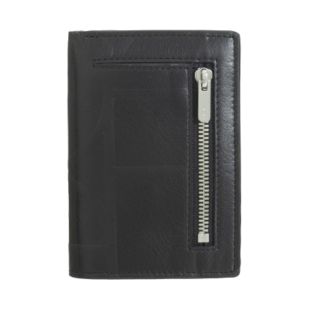 DUDU Portafoglio Uomo in Pelle Piccolo, Portafogli Uomo RFID Slim Pelle Stampata - Compatto con Porta Carte di Credito, Porta Banconote Contanti, Zip Portamonete - Img 2