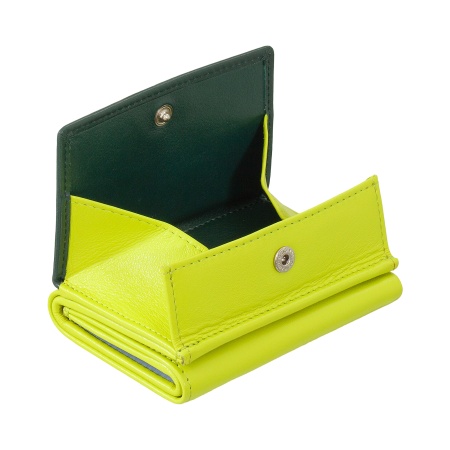 DUDU Portafoglio Uomo Piccolo in Pelle, Portafogli Donna, Design Compatto con Portamonete Porta Banconote e Carte - Img 4