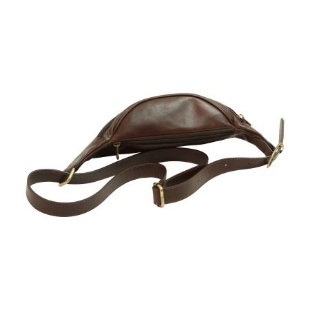 Marsupio in pelle - marrone scuro - Img 2