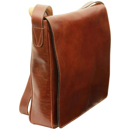 Messenger in Pelle. Marrone - Img 2
