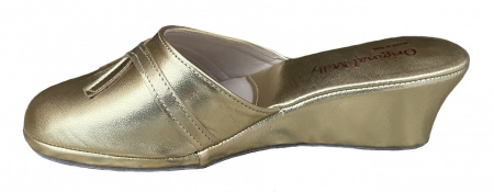 PANTOFOLE DONNA MILLY IN PELLE ARTIGIANALI MADE IN ITALY - Img 6