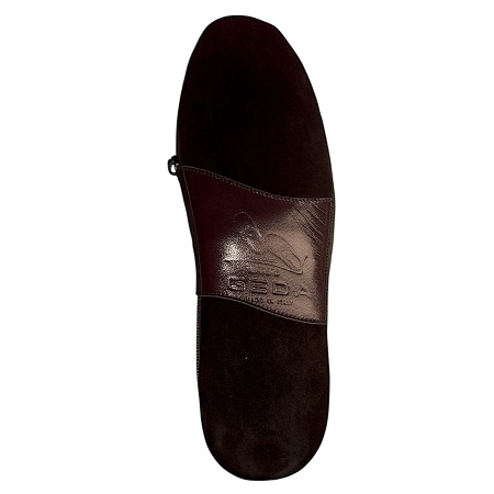 PANTOFOLE UOMO IN CAMOSCIO DA VIAGGIO GEDA MADE IN ITALY - Img 7