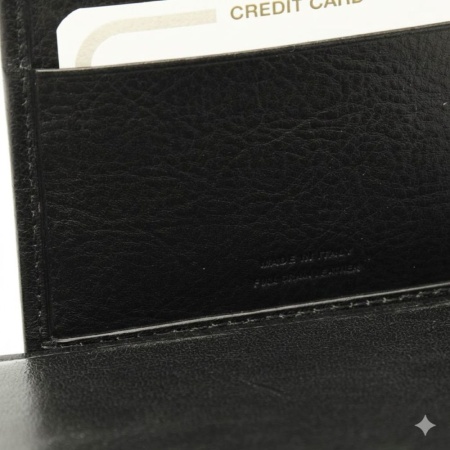 PORTA CARTE DI CREDITO IN PELLE A 10 POSTI CON RFID OLD ANGLER FIRENZE - Img 8