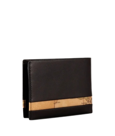 PORTAFOGLIO UOMO IN PELLE CON DETTAGLIO GEO CLASSIC ALVIERO MARTINI 1ᴬ CLASSE - Img 3