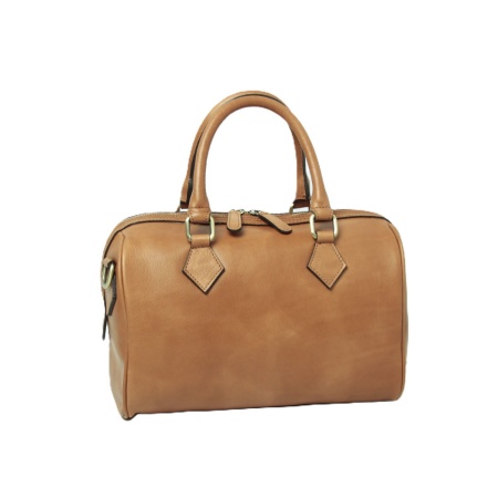 Bauletto due manici in pelle- coloniale - Img 2