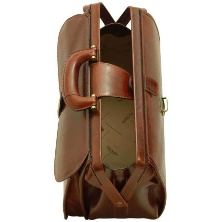 Borsa da Medico in pelle. Marrone - Img 3