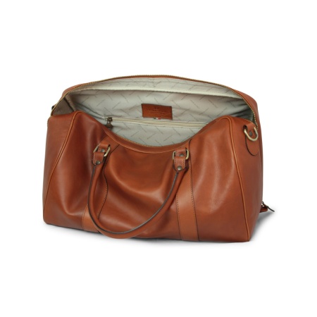 Borsa da viaggio in pelle - gold - Img 3