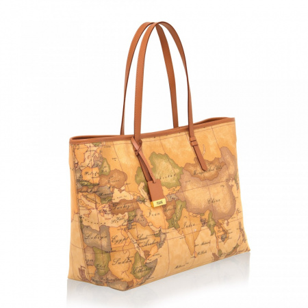 BORSA DONNA SHOPPING MAXI A SPALLA ALVIERO MARTINI PRIMA CLASSE - Img 2