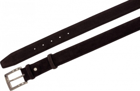 CINTURA UOMO 3,5 CM PIATTA IN CAMOSCIO ORIONE BELTS ARTIGIANALE MADE IN ITALY - Img 2