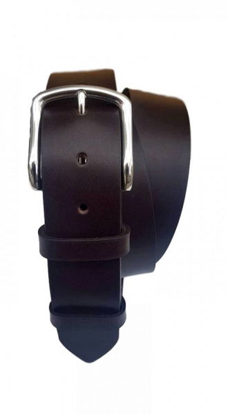 CINTURA UOMO 4 CM EXTRA LARGE IN CUOIO DI TORO ORIONE BELTS ARTIGIANALE MADE IN ITALY - Img 2