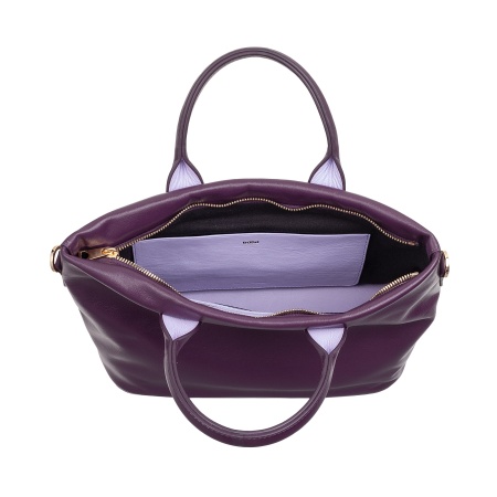 DUDU Borsa Donna a Mano in Pelle con Tracolla, Borsa Media Piccola a Spalla con Cerniera e Tracolla Staccabile, Borsetta Elegante Colorata - Img 3