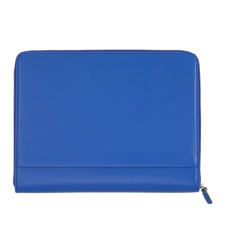DUDU Cartella Portadocumenti A4 in Pelle Portablocco da Ufficio Cartellina Porta Tablet iPad Multicolore con Zip - Img 3