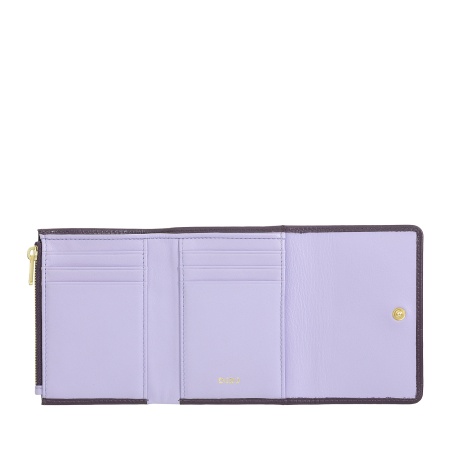 DUDU Portafoglio Donna Piccolo RFID in Vera Pelle Stampata, Portafogli con Tasca a Cerniera – Elegante, Compatto da Borsetta, Perfetto per Carte e Monete - Img 3