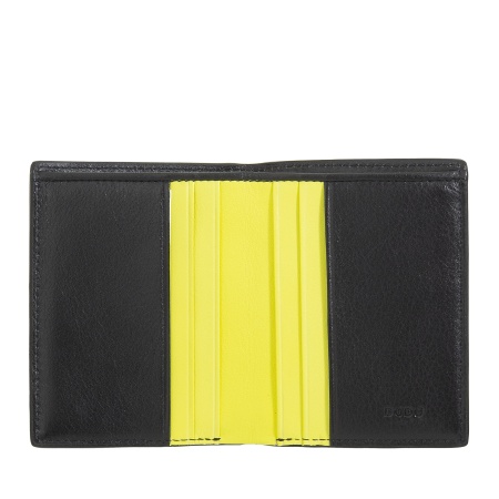 DUDU Portafoglio Piccolo Uomo Donna in Pelle – Portafoglio Tascabile Compatto e Minimal, Elegante con Scomparti per Carte e Banconote - Img 3