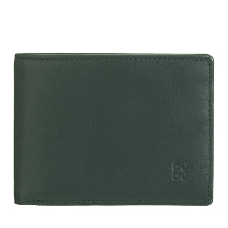 DUDU Portafoglio Uomo Blocco RFID in Pelle Schermato Piccolo da Tasca con slot Porta Carte di Credito - Img 2