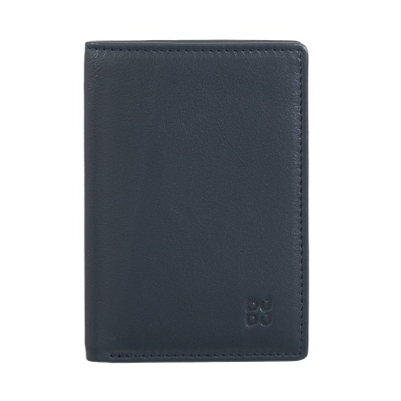 DUDU Portafoglio Uomo in Pelle Piccolo, Portafoglio Uomo Slim Compatto con Porta Carte di Credito, Porta Banconote Contanti, Zip Portamonete, con Protezione RFID - Img 2