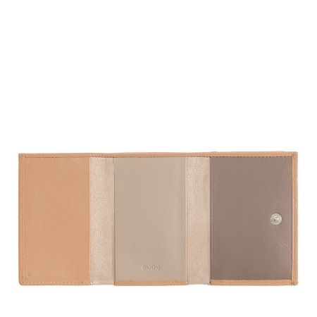 DUDU Portafoglio Uomo Piccolo in Pelle, Portafogli Donna, Design Compatto con Portamonete Porta Banconote e Carte