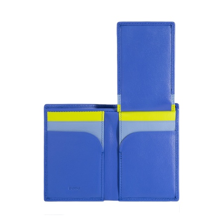 DUDU Portafoglio Uomo Slim in Pelle, Design Piccolo e Sottile, Porta Soldi e Carte Tessere, Portafogli Compatto con Patta e Finestra - Img 3