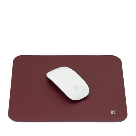 DUDU Tappetino per Mouse Morbido in Pelle, Sottile, di Design, 25x22 cm, Antiscivolo, Mouse Pad da Scrivania, Colorato - Img 3