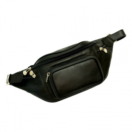 MARSUPIO IN PELLE MODELLO 5 TASCHE OLD ANGLER FIRENZE - Img 2