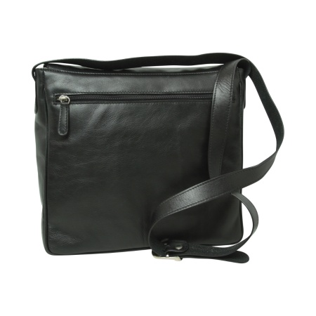Messenger in pelle - nero - Img 2
