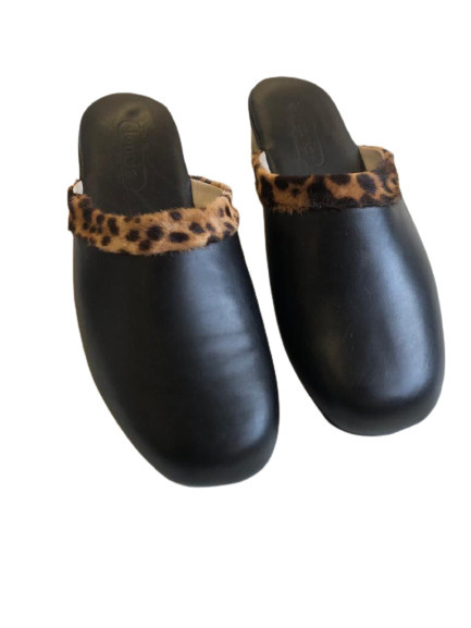 PANTOFOLE DONNA IN PELLE GEDA LINEA LUCIA MADE IN ITALY - Img 8