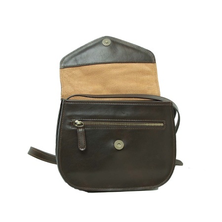 Borsa a tracolla di vitello pieno fiore-Testa Moro - Img 4
