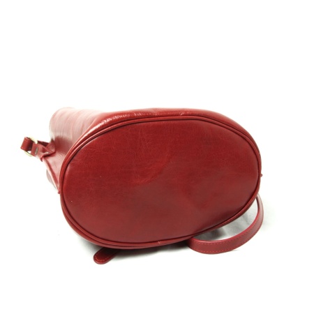 Borsa a tracolla in pelle - rosso - Img 7