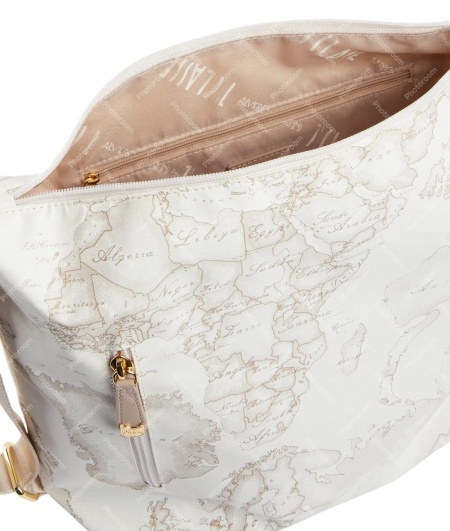 BORSA HOBO DOPPIA PORTABILITA' GEO SOFT WHITE ALVIERO MARTINI 1ᴬ CLASSE - Img 3