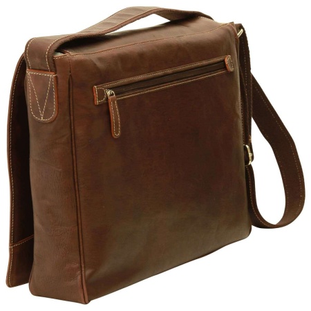 Borsa tracolla in pelle. Castagna - Img 2