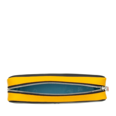 DUDU Astuccio Portapenne in Pelle multicolore Portamatite con Cerniera per Ufficio e Scuola - Img 3