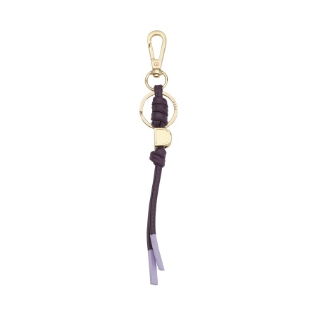 DUDU Portachiavi in Pelle Minimalista, Portachiavi per Uomo Donna con Moschettone e Anello, Design Minimal Compatto Leggero - Img 2