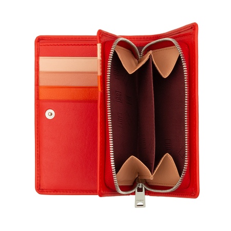 DUDU Portafoglio da Donna Colorato RFID in Pelle Multicolore con Portamonete a Cerniera, Tasche Porta Carte e Tessere - Img 4