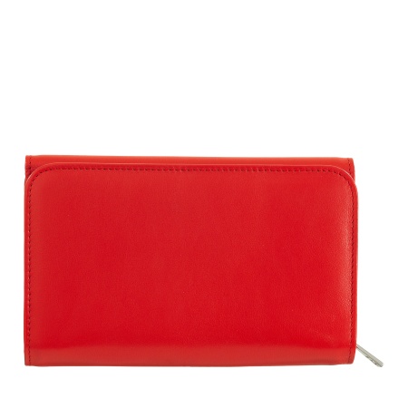 DUDU Portafoglio Donna in Pelle Morbida Colorata, Borsello con Portamonete a Cerniera, 12 Porta Carte Tessere, Multicolore - Img 2